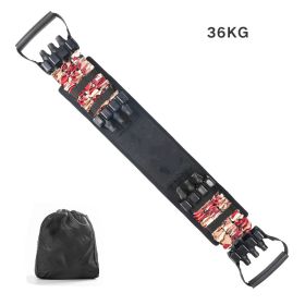 Bench Press Stretcher Chest Expander Bench Press Elastic Belt (Option: Camouflage-36kg)