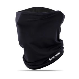 Outdoor riding mask magic headscarf (Color: BLACK)