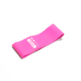 Resistance Bands Sealing Elastic Booty Sport Bodybuilding Rubber Band For Fitness Gym Leagues Equipment Sports Mini Yoga (Color: PINK)